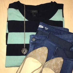J. Crew Striped Sweater